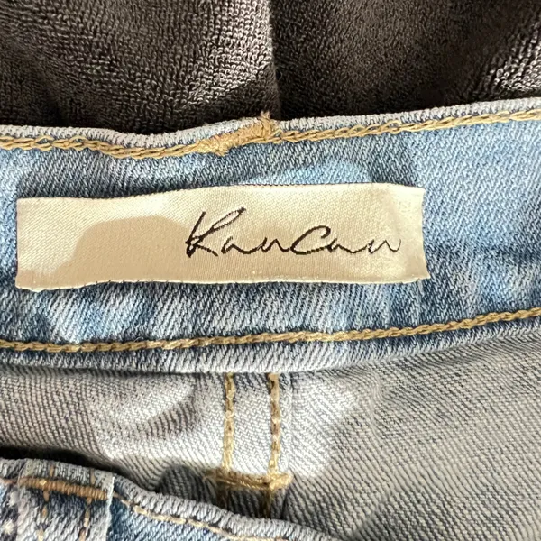 1238 |‎ KanCan Distressed Ripped Skinny Jeans Light Wash Blue Womens 28 - Image 5