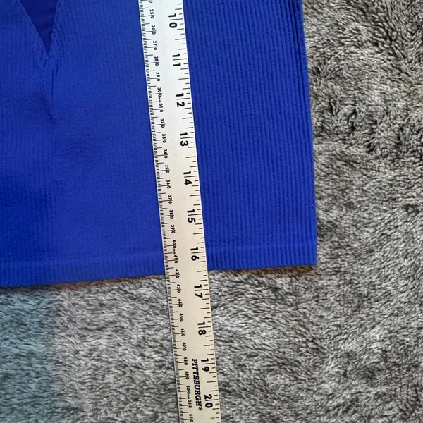 NWT Love Tree Seamless Tank Women's Medium Blue - Image 5