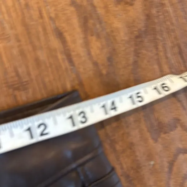 Old Navy high rise bootcut brown faux leather pants 0 - Image 8