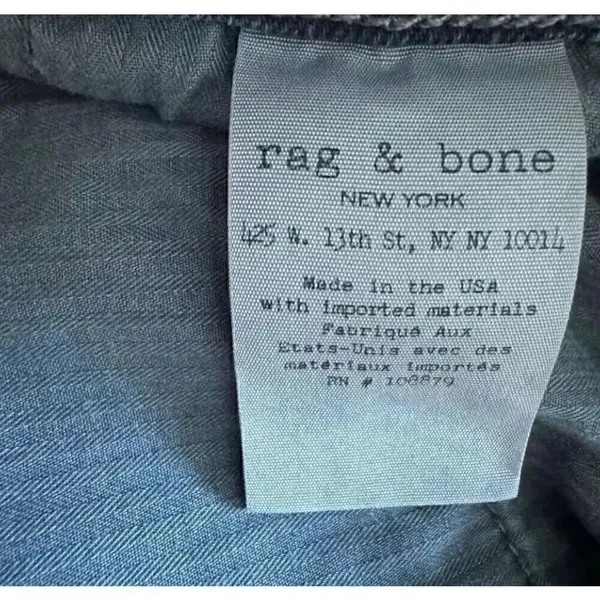 Rag & Bone Fit 2 - Minna Slim Fit Blue Black Stretch Jean SZ 33 #1979 - Image 9