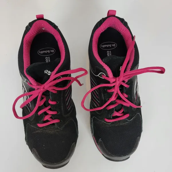 Reebok Anomar Work Womens 7.5‎ Black Pink Steel Toe Safety Shoes - Image 6