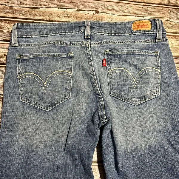 Levi’s 518 Superlow Flare Jeans Women’s Y2K Lowrise - Image 5