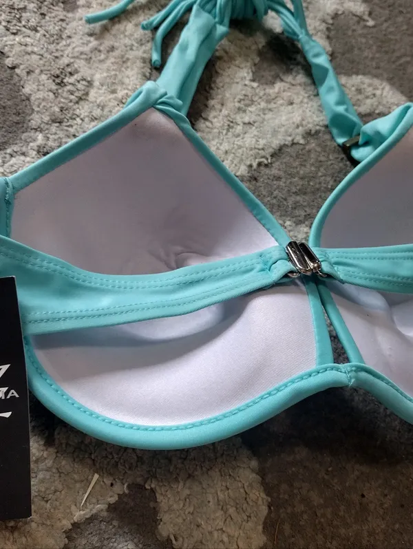 NEW Azzelia Aqua Halter Push-Up Bikini Set - Image 5