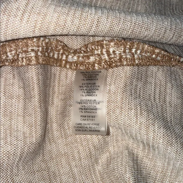 NWT KARL LAGERFELD PARIS Knit Tweed Dress with Front Pockets and Embellished 14 - Image 9