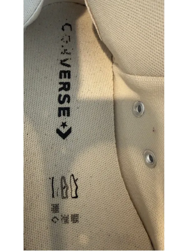 CONVERSE Chuck Taylor Lift Platform Sneakers Womens 8 White High Top - Image 11