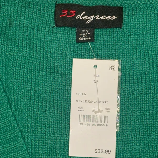 Christmas sweater Green Size XS - Image 6