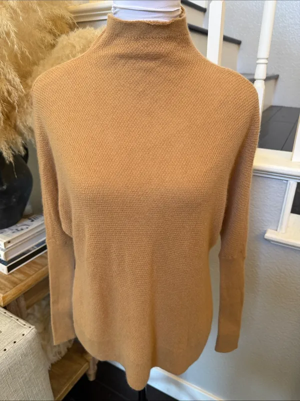 Anthropologie Maeve Shea Oversized Boxy 100% Cashmere Sweater Size XXS - Image 3