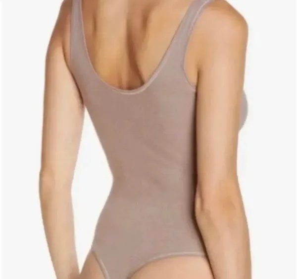 SKIMS RARE Umber Cotton Ribbed Bodysuit - Image 6