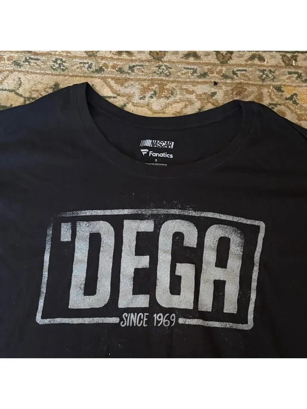 NASCAR Racecar Black 'DEGA Dolman Sleeve Graphic T-Shirt Talladega Cars Racing - Image 4