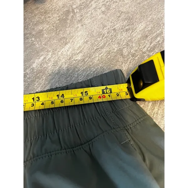 Athletic Running Shorts Elastic Waist Activewear Olive Green Sportswear XL - Image 8