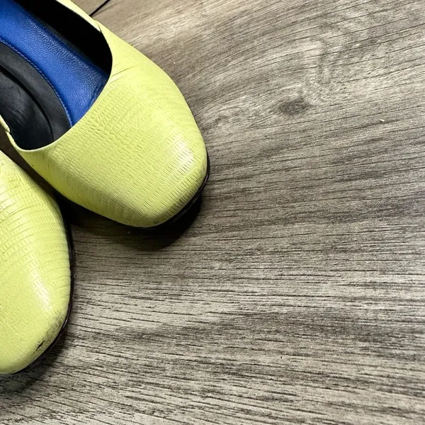 Kenzo Women’s 37 Yellow/Lime Green Heels - Image 2