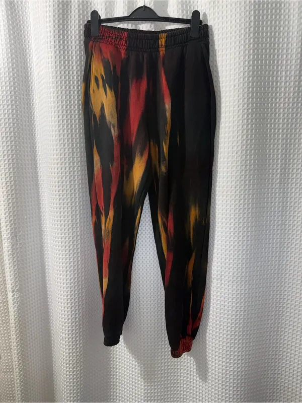 Cotton Citizen Women's Black Tie Dye Jogger Sweatpants Size Medium - Image 2