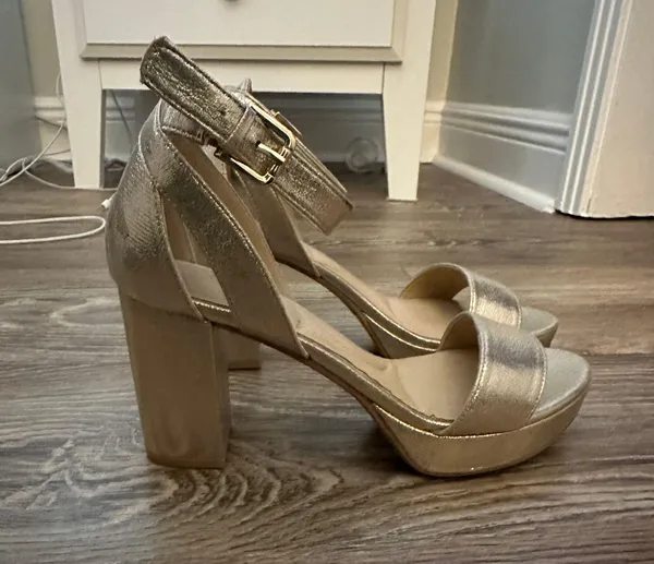 Chinese Laundry Gold Heels - Image 2