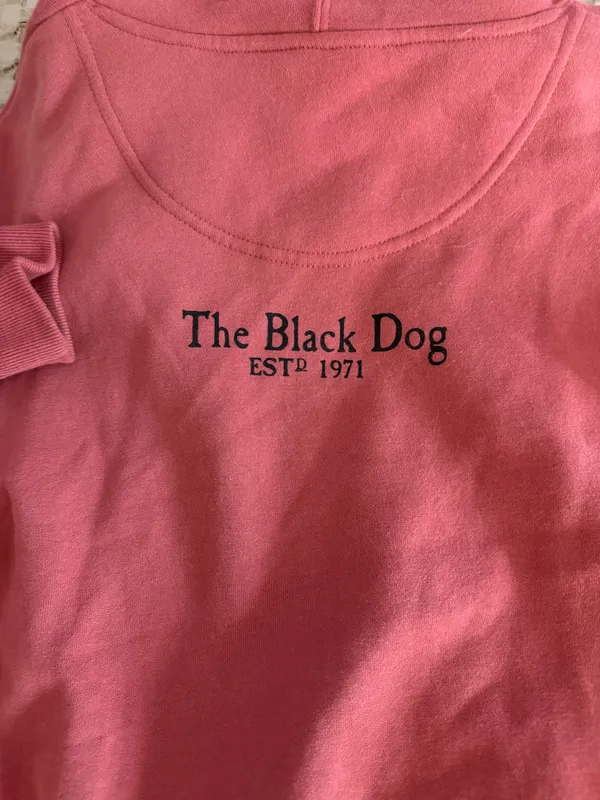 Women’s Black Dog Hoodie - Image 2