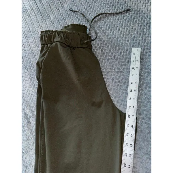 Lululemon‎ Women's Jogger Pants On The Fly Luxtreme Dark Olive Green Size 6 - Image 9
