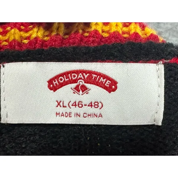 Holiday Time Ugly Christmas Sweater Dinosaur T-Rex Size XL - Image 8