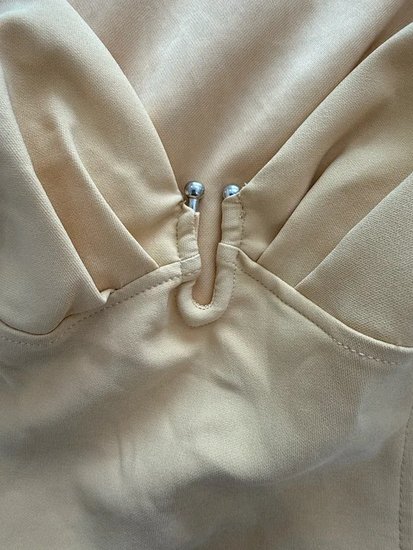 ZARA Bodysuit Mustard Yellow - Image 6