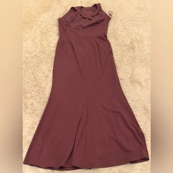 NWOT Dress The Population Paige Halter Neck Mermaid Orchid Purple Gown Sz XL - Image 6