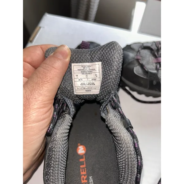 Merrell Siren Sport 2 Womens 5 Hiking Shoes Black Purple Vibram J48592 Gorpcore - Image 9