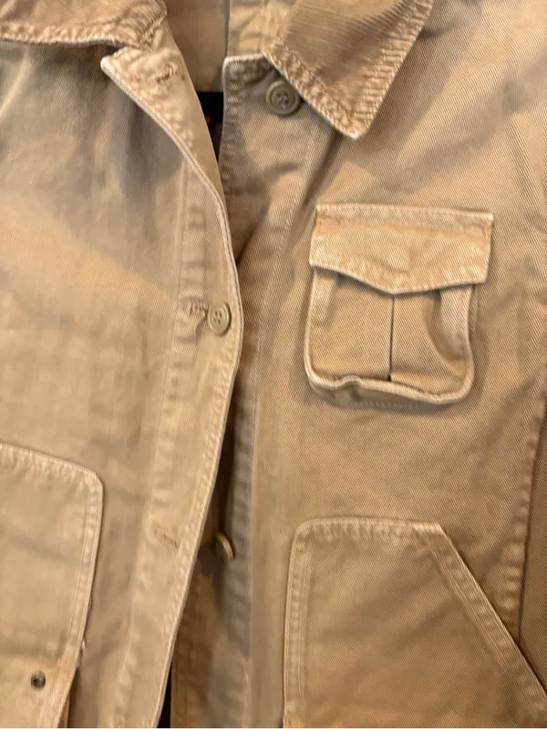 J. Crew tan jacket size petite small - Image 3