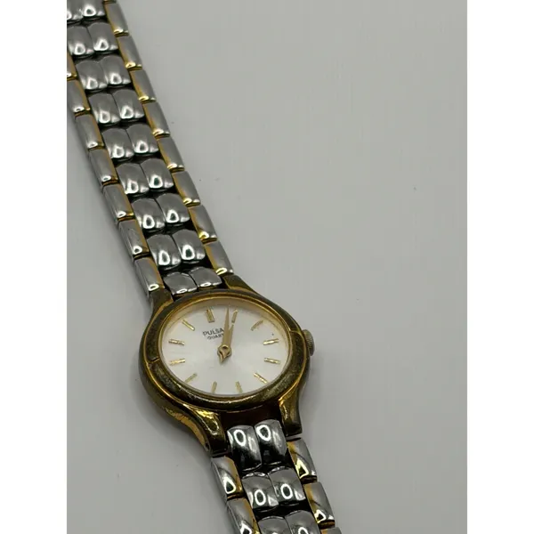 Pulsar V810 0760‎ Quartz Movement Japan Base Metal Stainless Steel Back Watch - Image 9