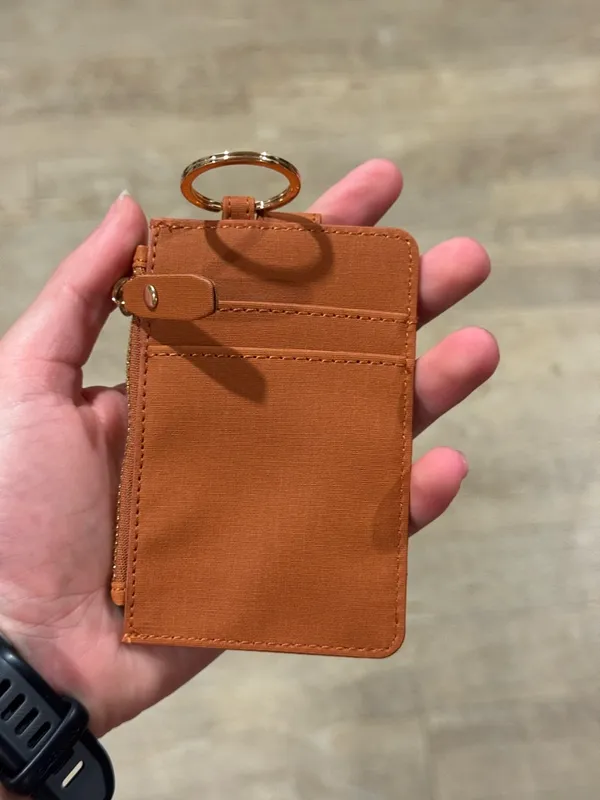 NEW Thrifting Money Brown Cardholder Keychain - Image 2