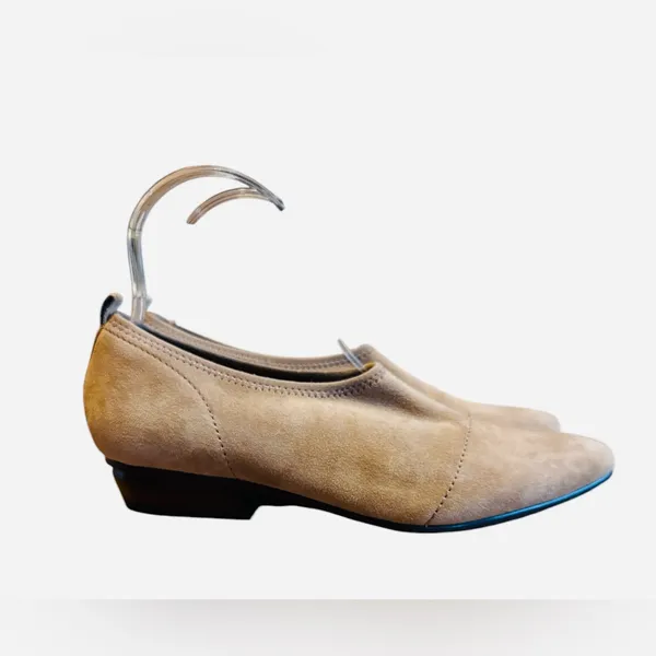 Naked Feet Caldi Pointed Toe‎ Suede Heel 7 Memory Foam Cottagcore - Image 5