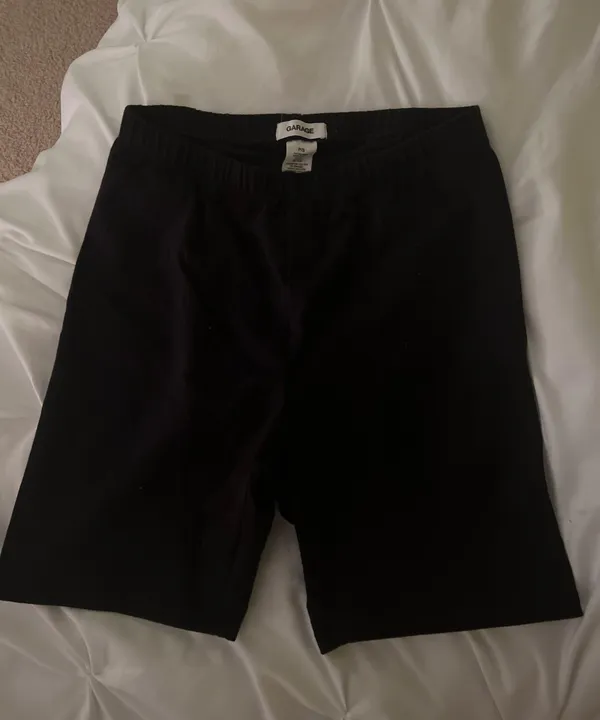 Garage Black Biker Shorts - Image 2