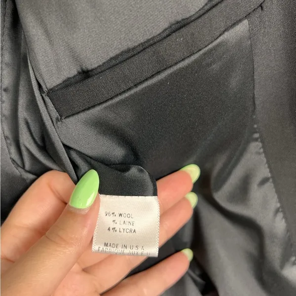 Theory Black Wool Tailored Blazer 6 Classic Career Jacket - Image 4