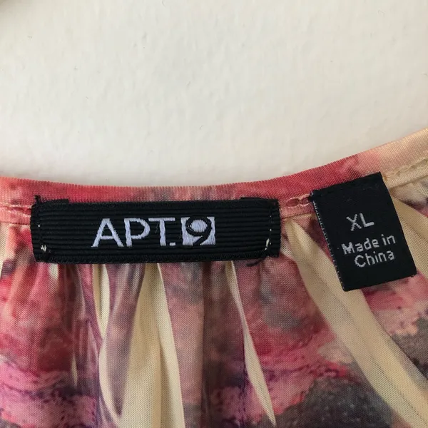 Apt9 Women’s Multicolor Abstract Dress Size XL - Image 4