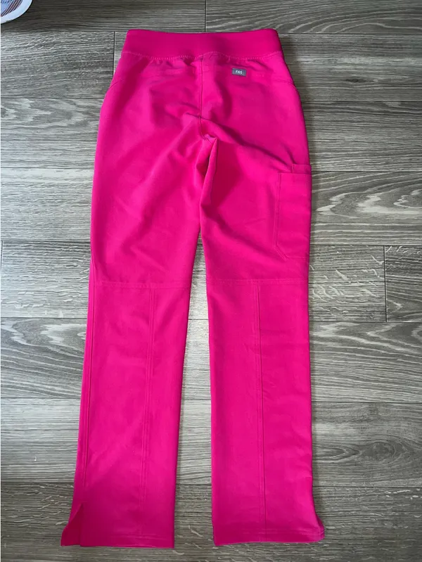 High Waisted Isabel Wide Leg Scrub Pants - Image 2