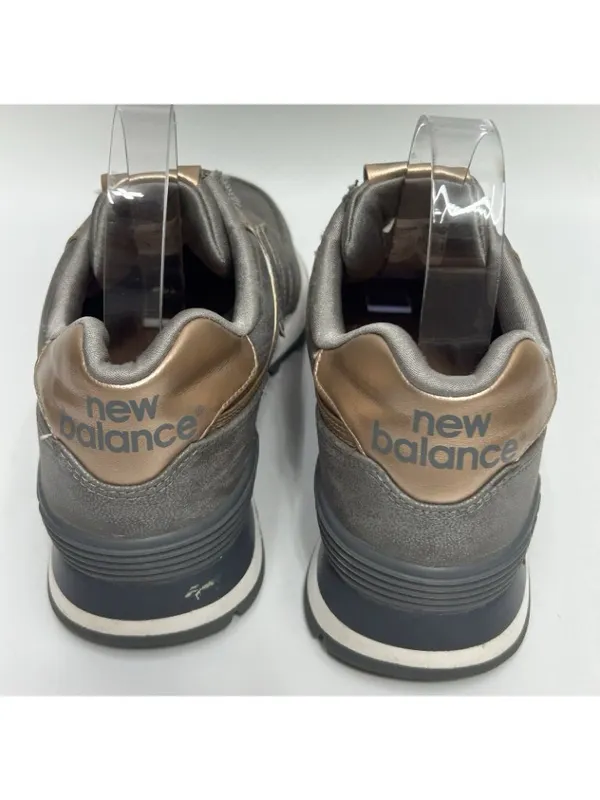 New Balance 574 Sneakers Women’s Size 9.5 Precious Metals Copper Grey metallic - Image 7