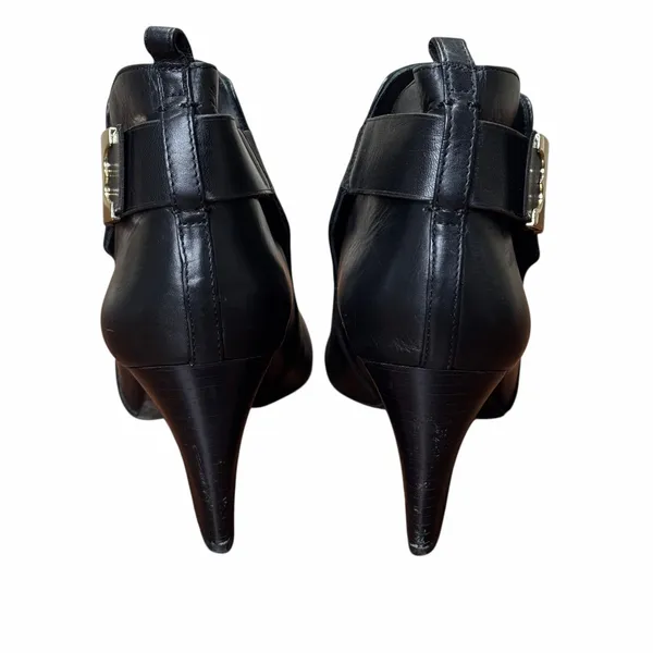 Tory Burch Gemini Link Black Boots Size 10 Pre-Owned - Image 2