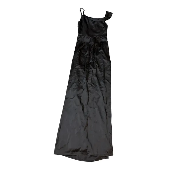 NEW Lulus Size Small Black Dress Formal Midi Off Shoulder‎ High Slit Statin - Image 10