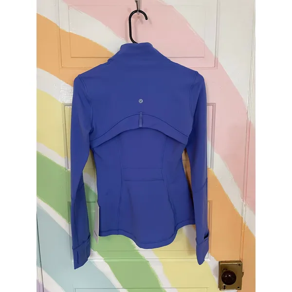 Lululemon NWT Define Jacket Luon Periwinkle Blue Size 4 Zip Up Yoga - Image 4