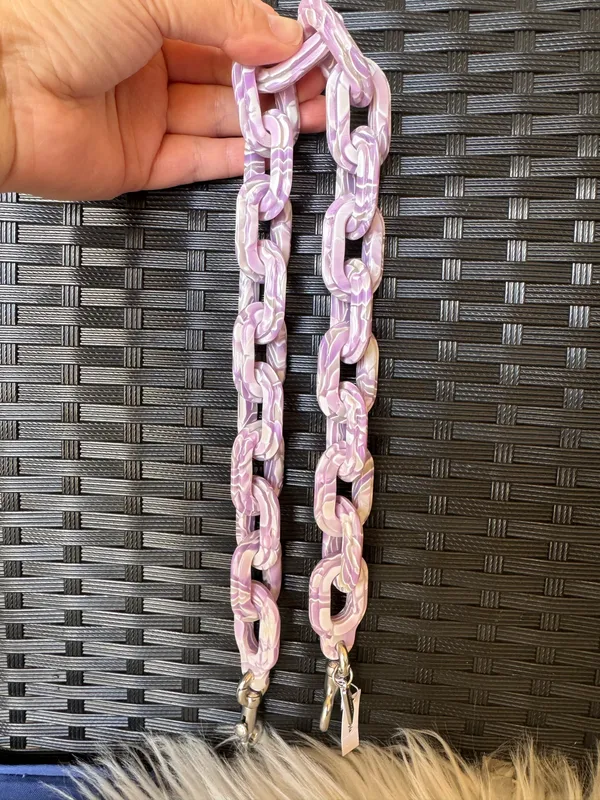 Coach Resin Short Chain Strap ck544 purple - Image 10