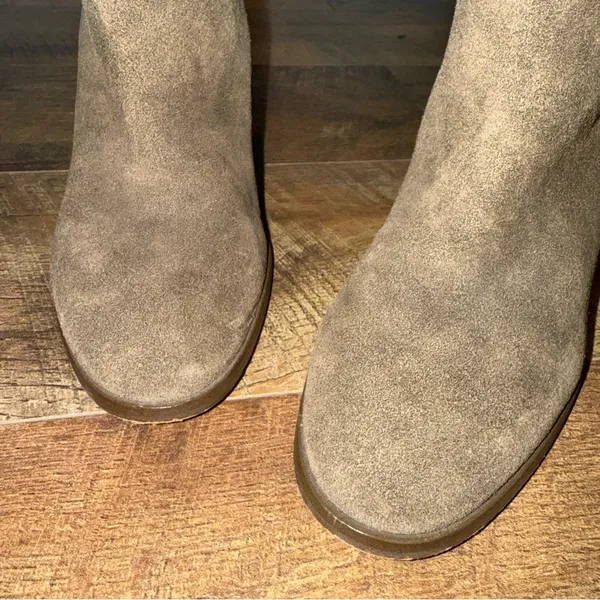 Coach Alexandra Fatigue Green Mid-Calf Bootie Olive Heeled Boots - Image 6