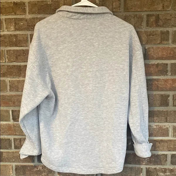 Gameday Couture Gamecocks Gray Button-Up Fleece lined Shirt - Image 3