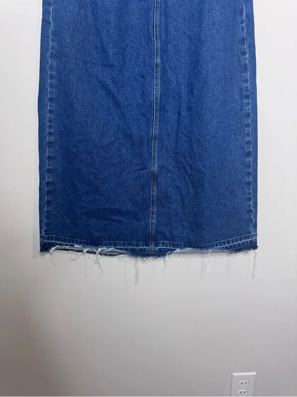 BDG Theo Denim A-Line Midi Skirt - Image 6