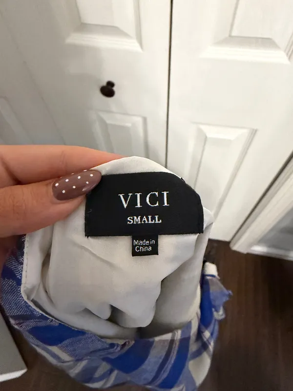 NWOT Vici Plaid Mini Skirt - Image 6