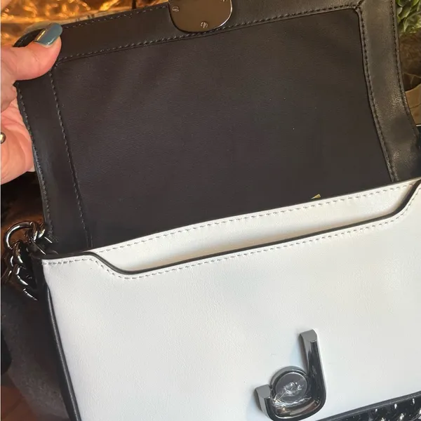 Marc Jacobs Authentic Bicolor leather magnetic flap 2 straps shoulder/Crosby - Image 15