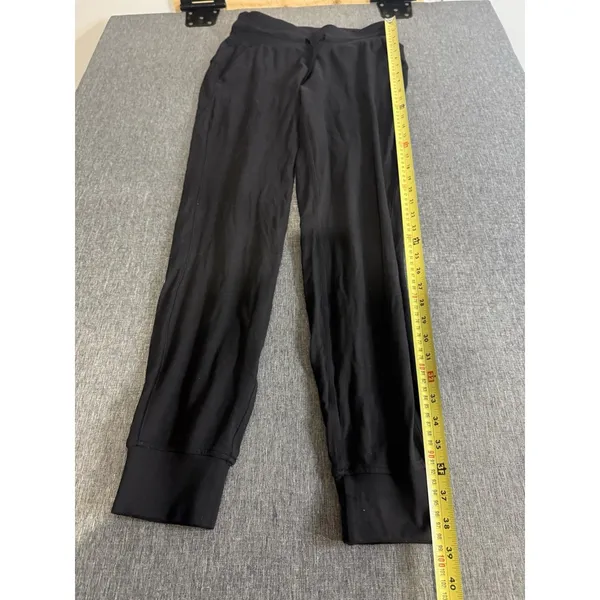 Lululemon Ready To Rulu Black Joggers Women's Sz 6 Running Workout - Image 5