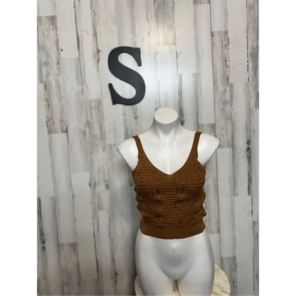 Brown tank top Brown - Image 2