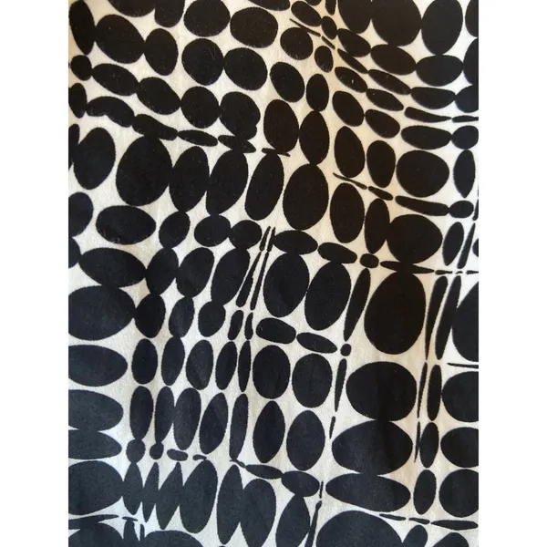 Calvin Klein Black‎ White Pleated Sheath Dress Career Sleeveless Size 8 P Belted - Image 13