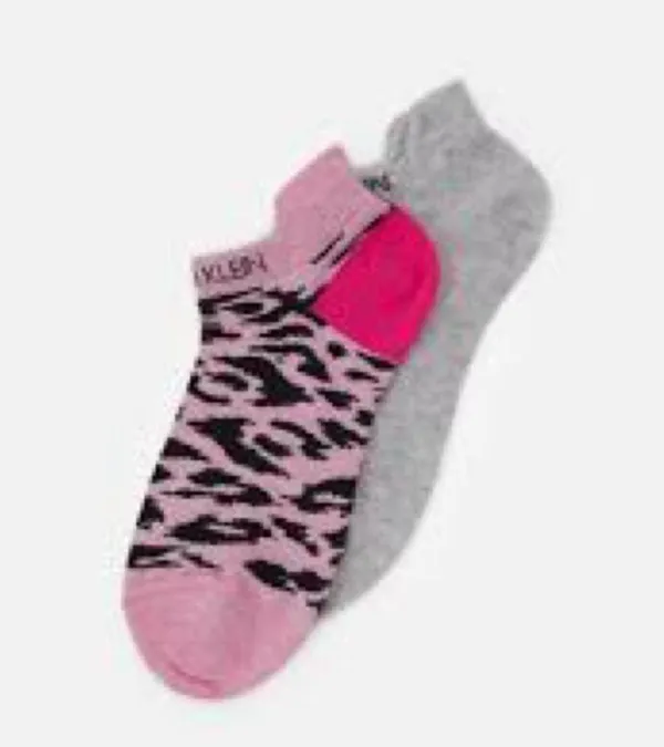 NWT Calvin Klein Leopard Back Tab no show socks - Image 5
