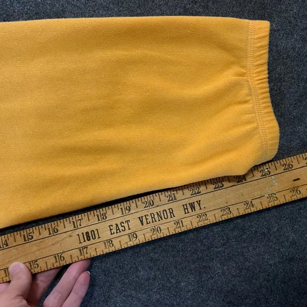 Victorias Secret PINK Sweatpants Orange Yellow Graphic Joggers Large Y2K Style‎ - Image 7