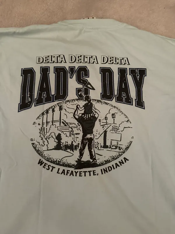 Comfort Colors Tri Delta Sorority Shirt - Image 5