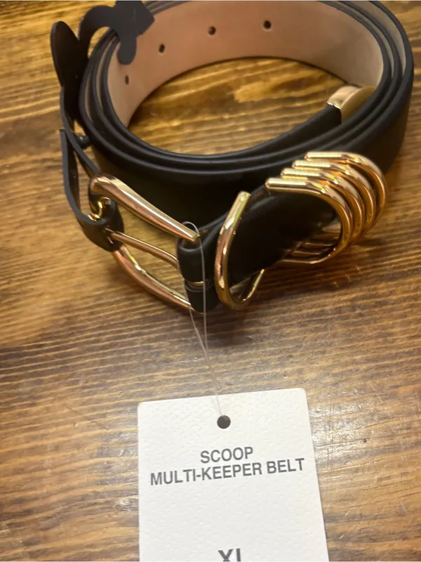 Scoop black and gold belt size XL - Image 3
