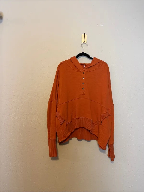 Free‎ People Movement Solid Honey dew pullover Sweatshirt Size Large - Image 4
