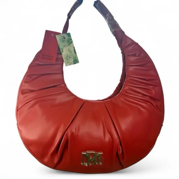 Badgley Mischka Studio Pleats Hobo Shoulder Bag - Image 2